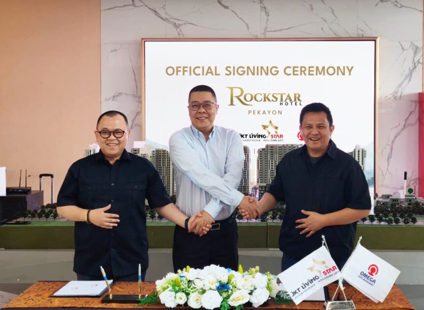 All Star Brand Management, Jakarta Living Star, dan Omega Hotel Management Resmikan Pengembangan Rockstar Hotel Pekayon