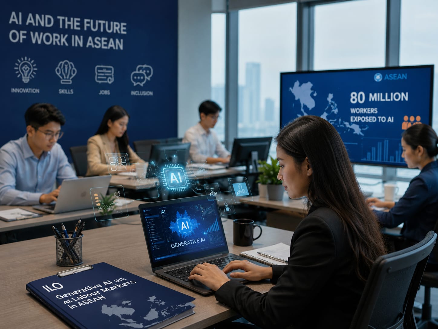AI Diprediksi Berdampak pada 80 Juta Pekerja ASEAN, ILO: Belum Ada Gelombang PHK Besar