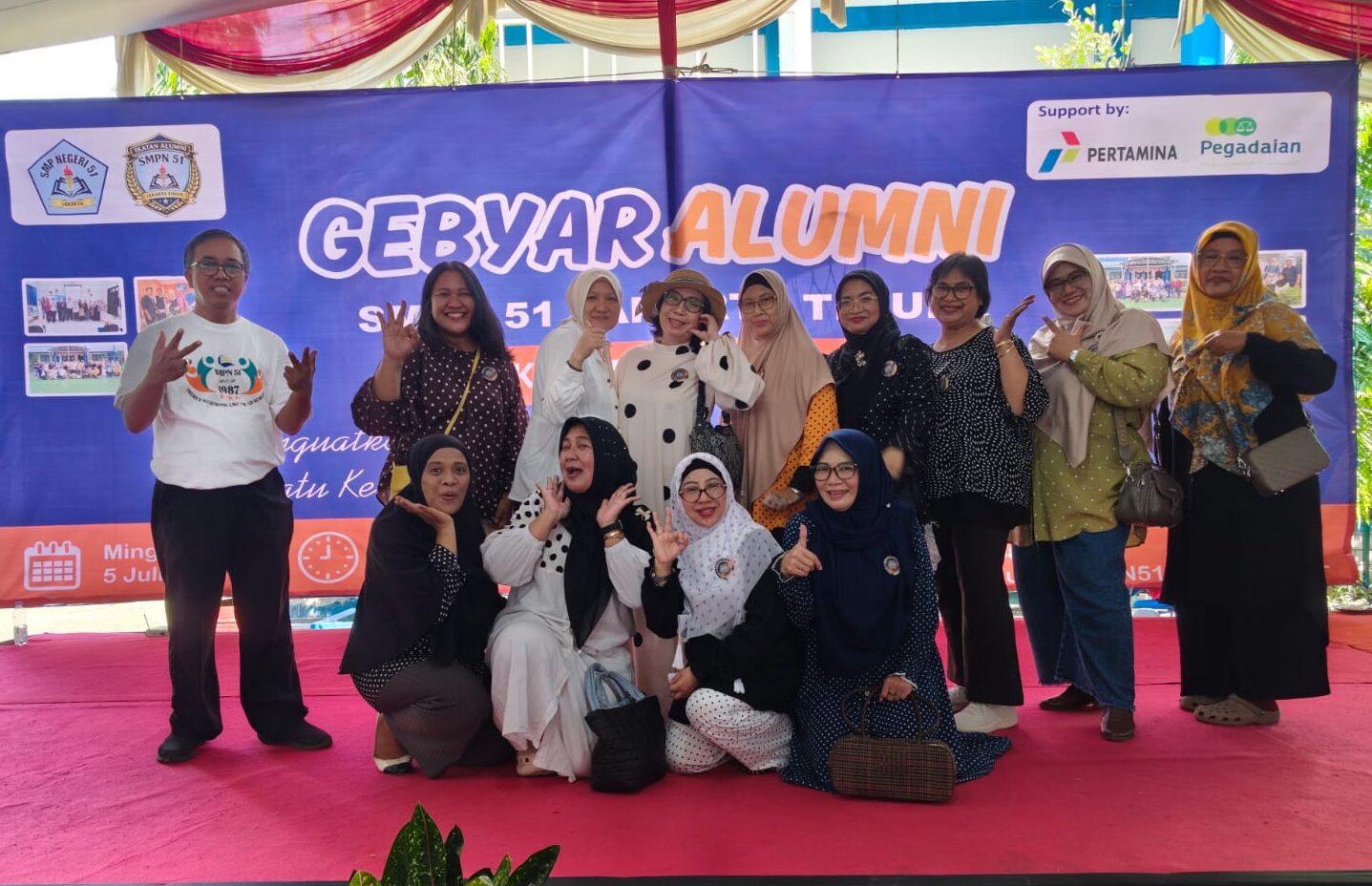 Gebyar Alumni SMPN 51 Jakarta Timur 2026 Sukses Digelar, Dihadiri Lebih dari 600 Alumni