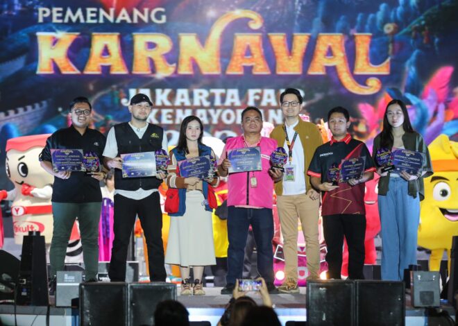 Daftar Pemenang Parade Karnaval Jakarta Fair 2026, Fruta Gummy Raih Juara 1