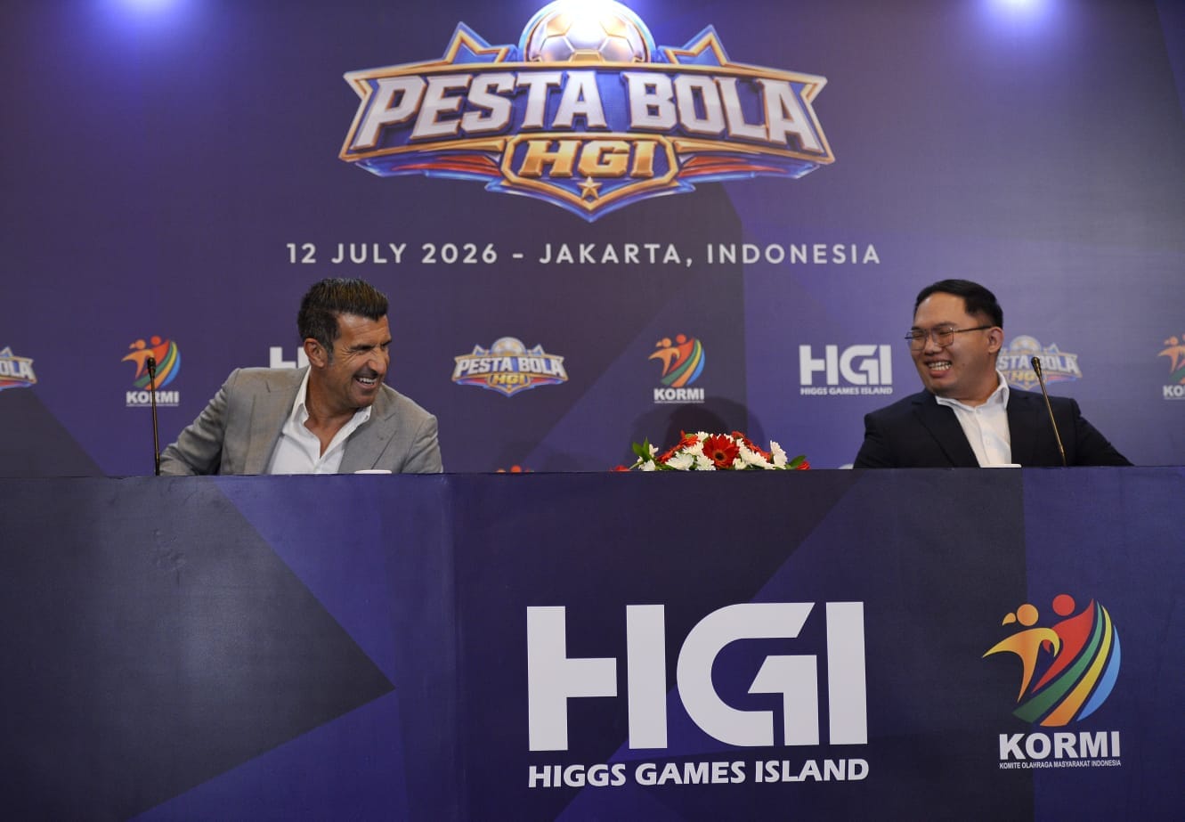 Luís Figo Hadir di Jakarta, Pesta Bola HGI 2026 Jadi Magnet Pecinta Sepak Bola dan Gaming