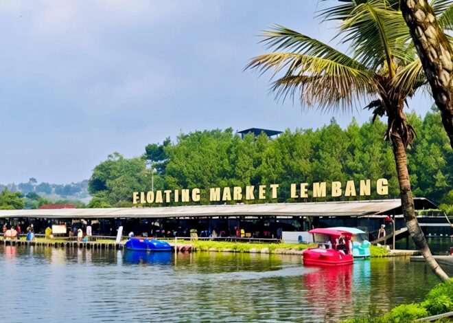 Floating Market Lembang, Sensasi Wisata Kuliner di Pasar Terapung dengan Panorama Alam yang Memikat