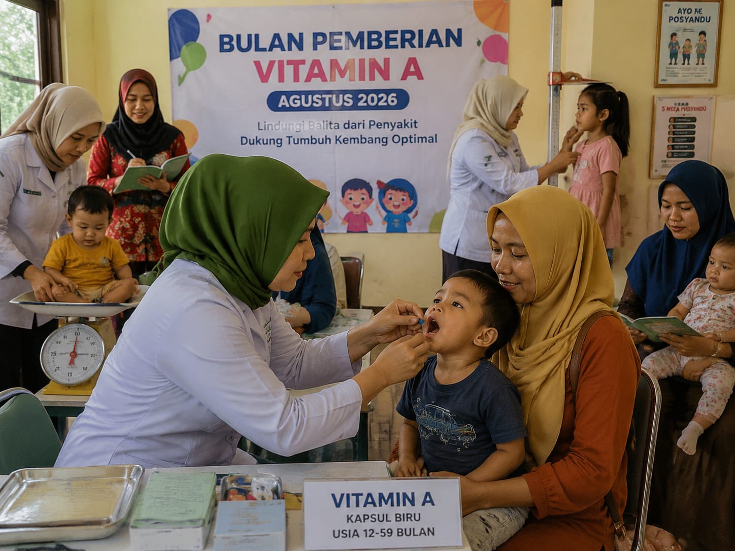 Kemenkes Kembali Gelar Bulan Pemberian Vitamin A Agustus 2026, Orang Tua Diimbau Bawa Balita ke Posyandu
