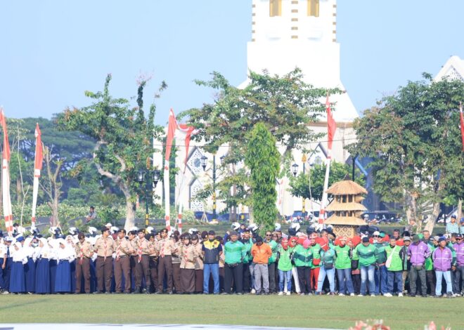 HUT ke-81 RI di Kabupaten Bogor Libatkan Pengemudi Ojol sebagai Peserta Upacara