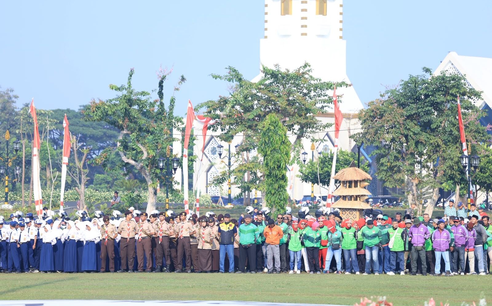HUT ke-81 RI di Kabupaten Bogor Libatkan Pengemudi Ojol sebagai Peserta Upacara