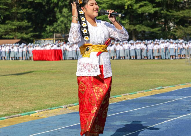 Pelajar SMPN 1 Bogor Bawakan Lagu Serbukatif, Ajak Anak Biasakan Kata-Kata Positif
