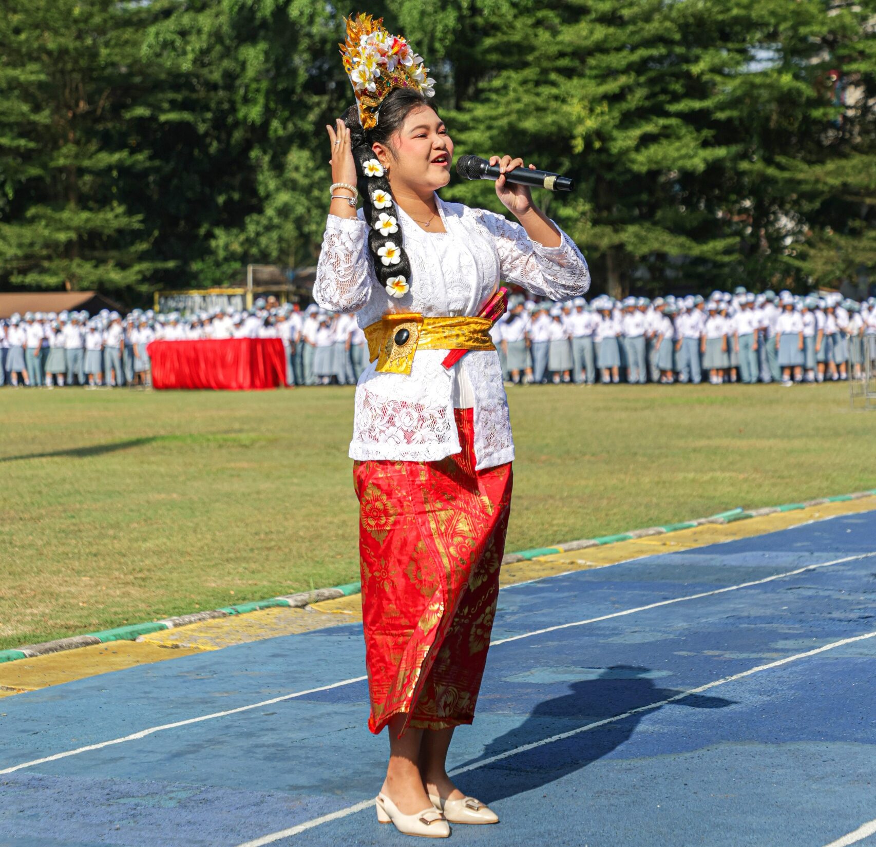 Pelajar SMPN 1 Bogor Bawakan Lagu Serbukatif, Ajak Anak Biasakan Kata-Kata Positif