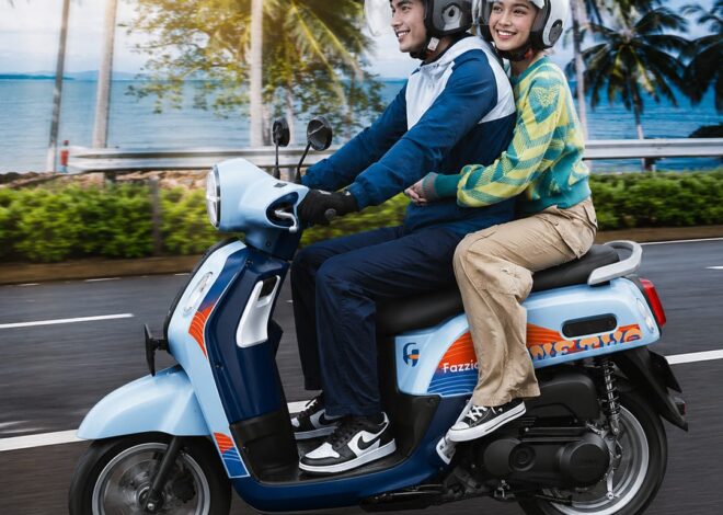 Motor Baru dengan Sentuhan Kalcer, Fazzio Sunset Blue x Alkateri Siap Jadi Andalan Gen Z