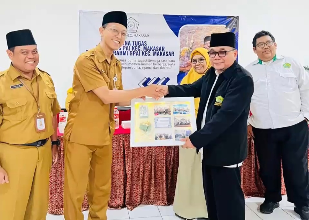 KKG PAI Kecamatan Makasar Gelar Silaturahmi, Lepas Dr. H.M. Suaidi yang Purna Tugas