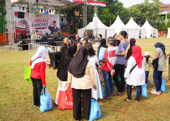 Jamuan Rakyat Tanah Abang Meriah, Warga Rasakan Kemerdekaan Lewat Aksi Sosial Tiga Pilar