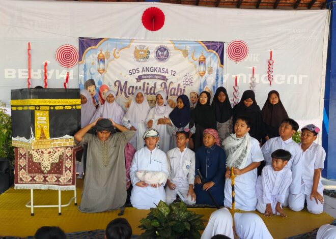 Maulid Nabi di SD Angkasa 12 Halim Dikemas Ceria, Ka Hae Ajak Siswa Belajar Akhlak Rasulullah