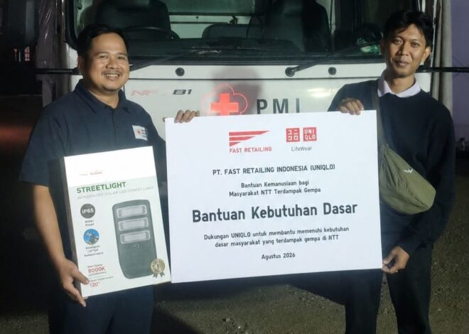 UNIQLO Kirim Bantuan Rp750 Juta untuk Warga Terdampak Gempa Flores dan Kebakaran Lombok