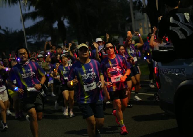 Lari 5K Sambil Dengarkan Musik, Aloft Surabaya Hadirkan Silent Disco Run