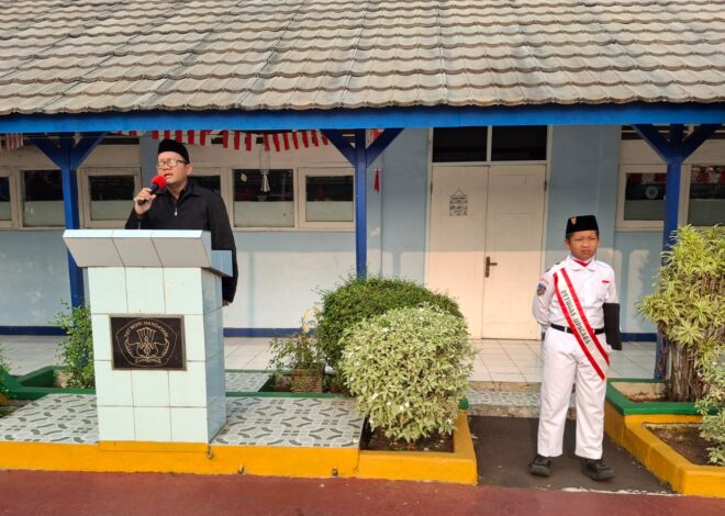 Anugrah Widhy Ajak Siswa SD Angkasa 12 Jadikan Disiplin sebagai Kebiasaan