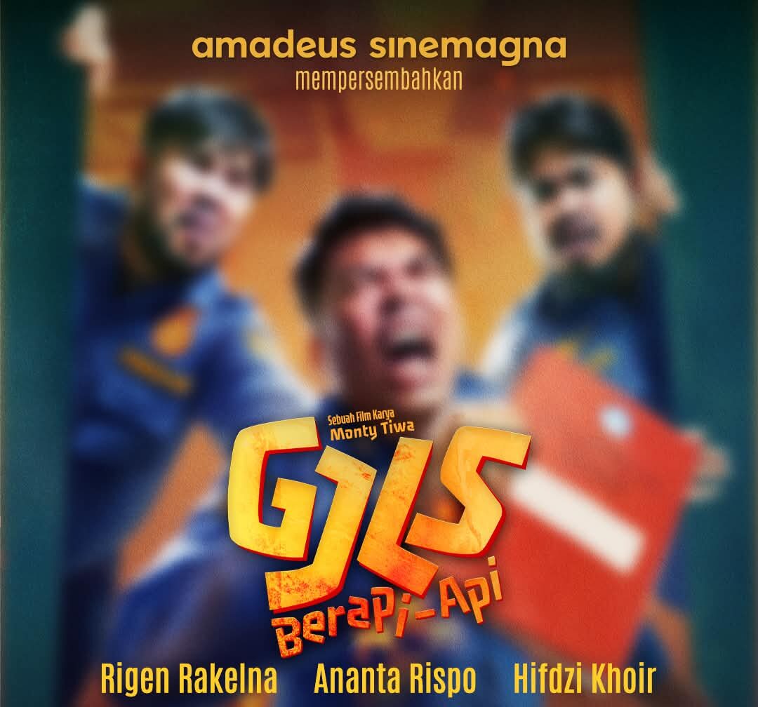 GJLS: Berapi-Api Rilis Poster Perdana, Wajah Trio GJLS Malah Ngeblur
