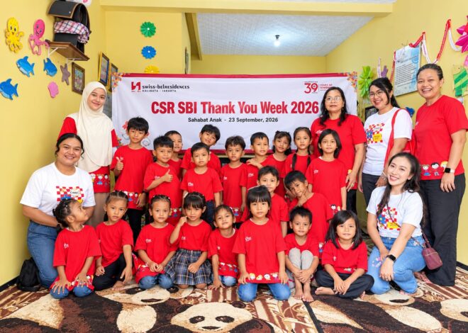 Rayakan 39 Tahun, Swiss-Belresidences Kalibata Berbagi Keceriaan Bersama Anak-anak Sahabat Anak Cijantung