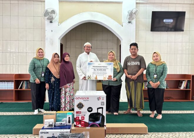 Pegadaian Salurkan Bantuan untuk Masjid di Jakarta dan Banten, Dorong Rumah Ibadah Lebih Nyaman