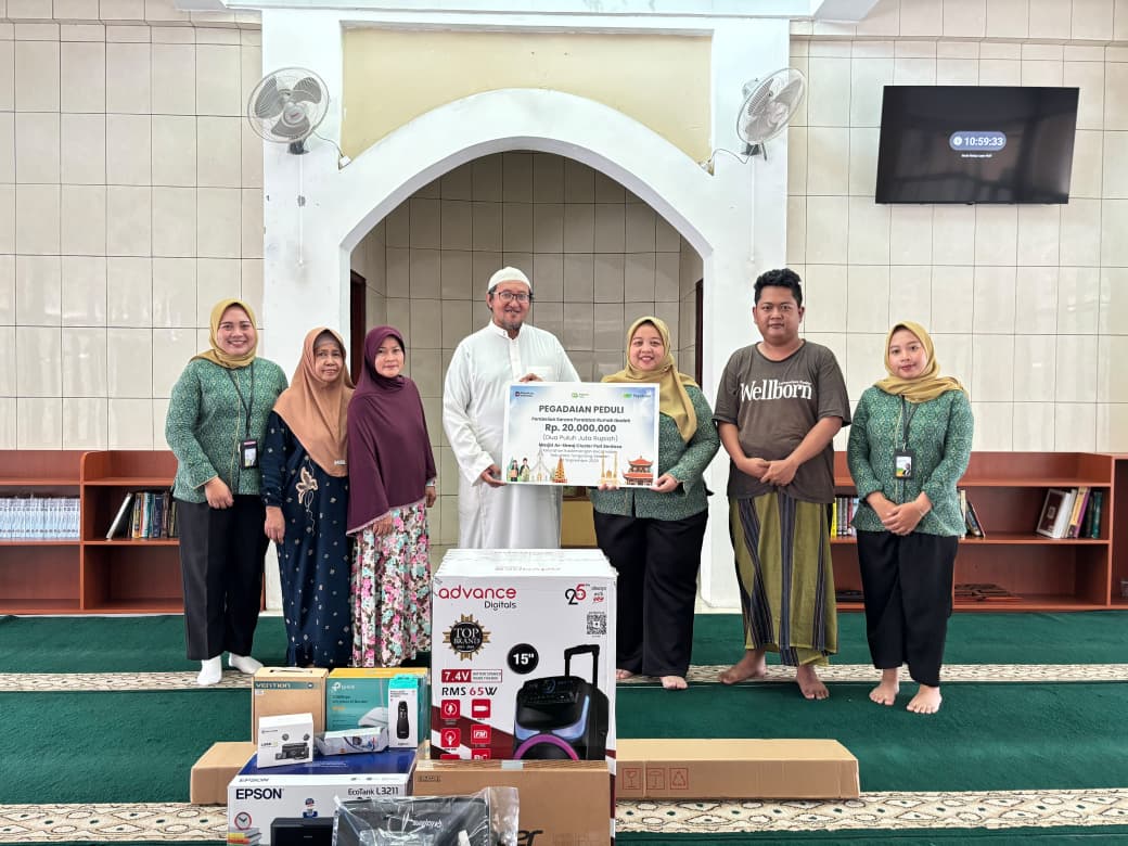 Pegadaian Salurkan Bantuan untuk Masjid di Jakarta dan Banten, Dorong Rumah Ibadah Lebih Nyaman