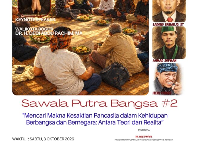 Tak Sekadar Seremoni, Sarasehan Kesaktian Pancasila Digelar di Bogor