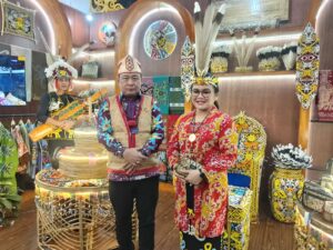 Dekranasda Malinau Hadirkan Nuansa Adat Dayak Kenyah di Kriyanusa 2026