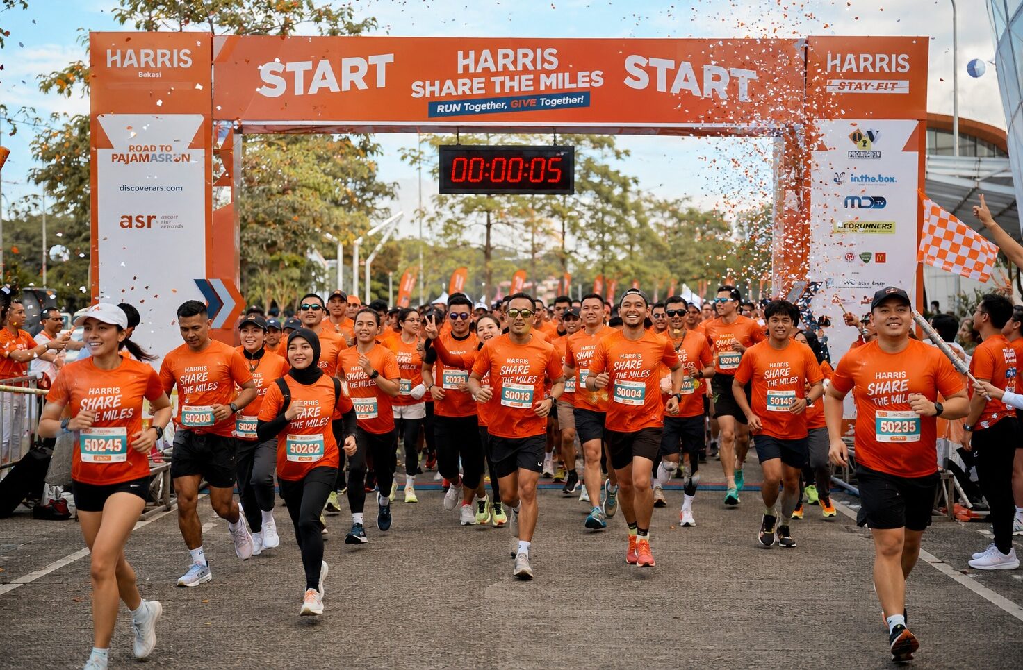 HARRIS Bekasi Gelar Charity 7K Fun Run, Gabungkan Olahraga dan Aksi Sosial