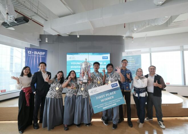 Tim Gen V SMAN 21 Jakarta Juara National Innovation Challenge BASF-PJI