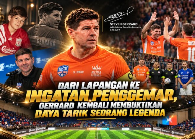 Steven Gerrard Kembali ke Lapangan, Nostalgia dan Semangat Kompetitif Bertemu di AllStar Legends
