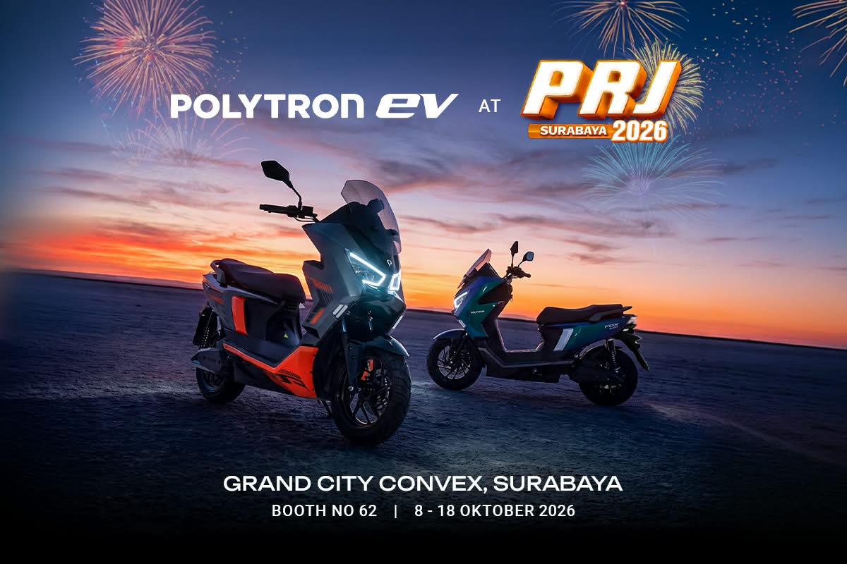 Polytron Tawarkan Subsidi Motor Listrik hingga Rp6 Juta di PRJ Surabaya 2026