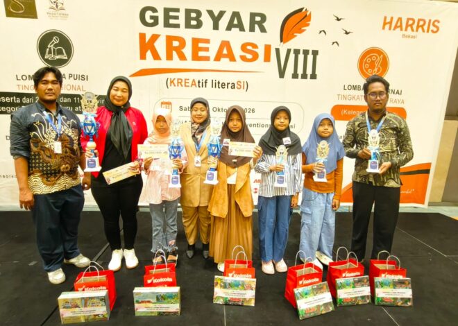Gebyar Kreasi VIII Jendela Puspita 2026 di Bekasi, 162 Peserta Unjuk Bakat