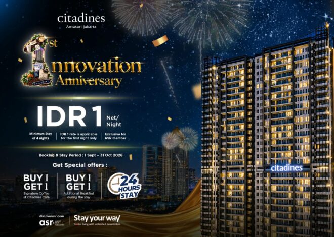 Rayakan Satu Tahun, Citadines Antasari Jakarta Tawarkan Promo Menginap Mulai Rp1