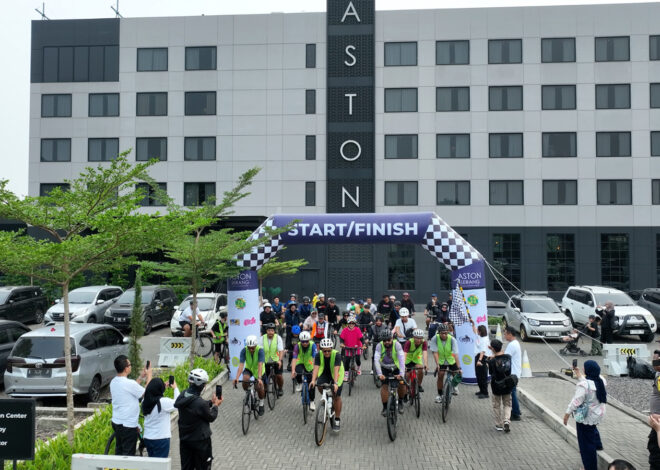 Rayakan Tiga Tahun, Aston Serang Gelar Funbike 4 KM dan Latihan Pushbike Anak