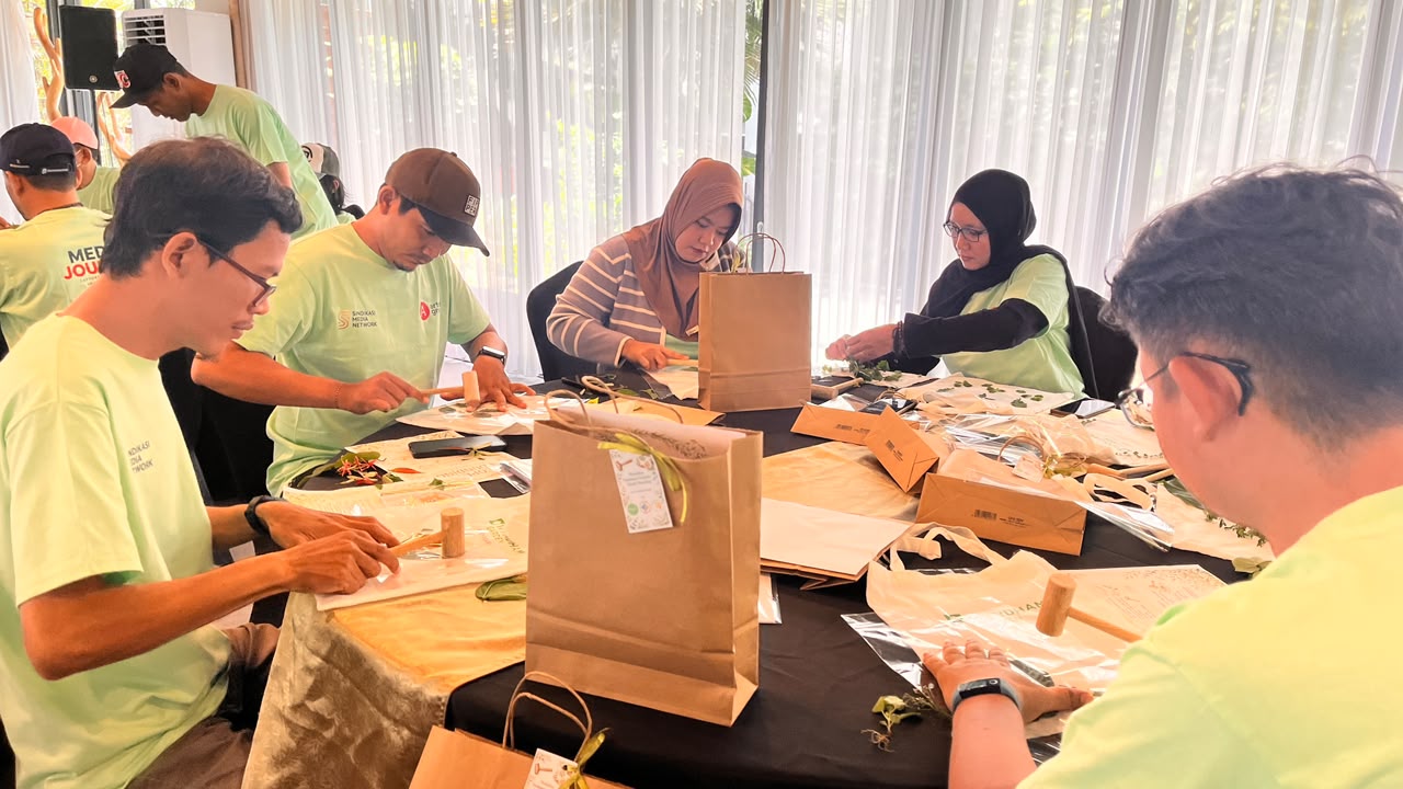 Ecoprint dan Pariwisata Kreatif, Pengalaman SMN Mengenal Teknik Cetak Tumbuhan pada Kain