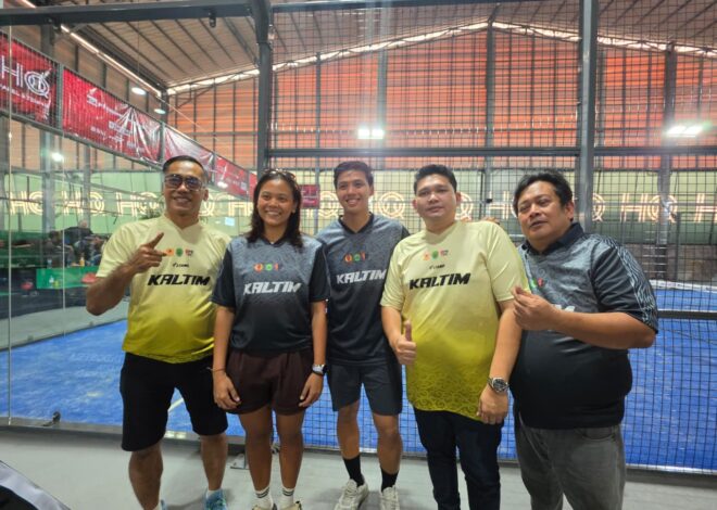 Kaltim Andalkan 17 Atlet di Kejurnas Padel 2026, Tim Putra Tembus Perempat Final