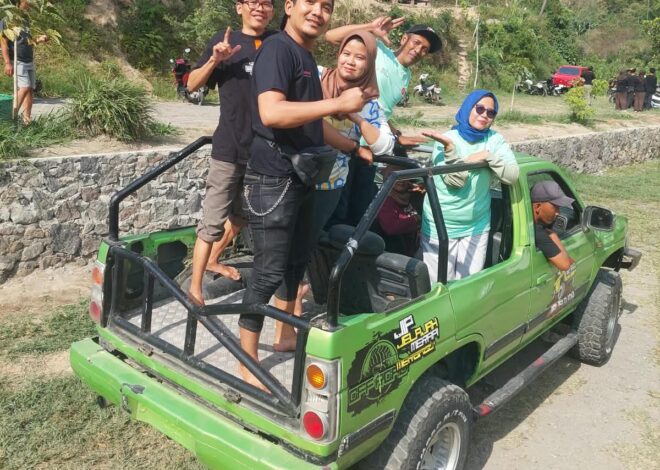 40 Media Sindikasi Media Network Jelajahi Ketep Pass Magelang Bersama Merapi Merbabu Jeep