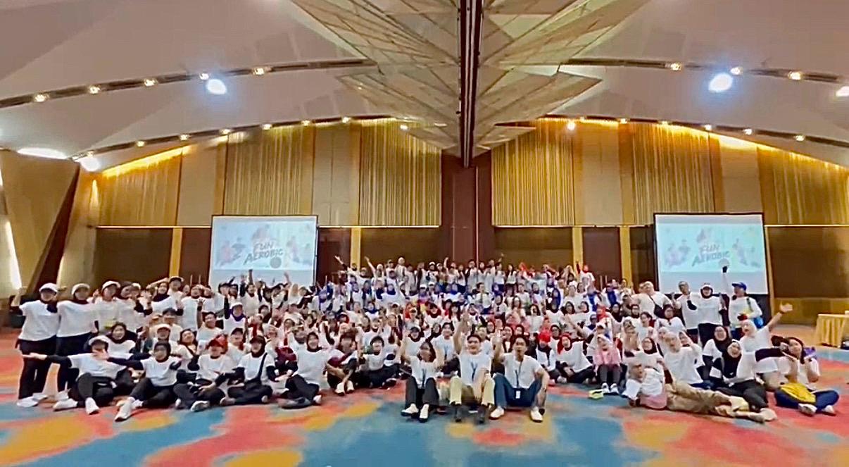 Diikuti Lebih dari 250 Peserta, Fun Aerobic Meriahkan Hotel Ciputra Jakarta