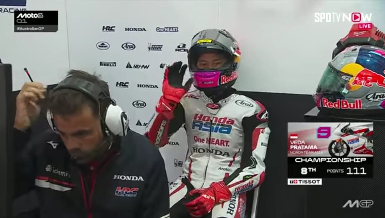 Veda Ega Pratama Rebut Pole Position Moto3 Australia, Bidik Lima Besar