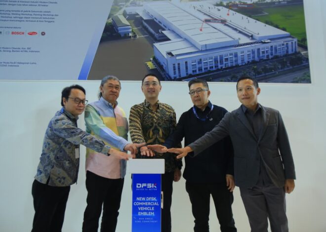 DFSK Perkenalkan Emblem Baru Kendaraan Komersial di PEVS 2026